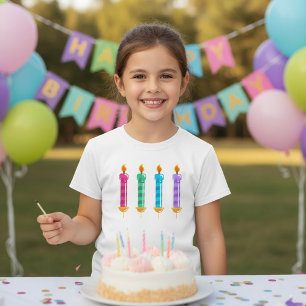 Four Candles Light Flame T-Shirt