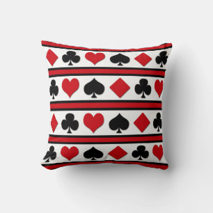 Four card suits cushion