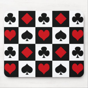Four card suits mouse mat