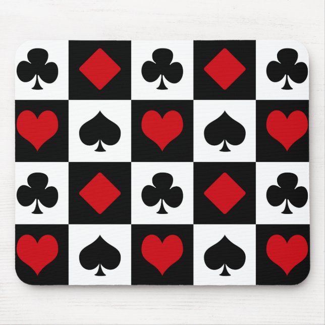 Four card suits mouse mat (Front)