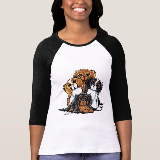 Four Cavalier King Charles Spaniels T-Shirt