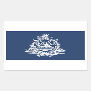 FOUR Charleston, SC Flag Rectangular Sticker