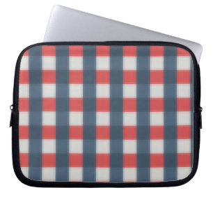 Four Colour Combo - Red Grey White Blue Dark Blue Laptop Sleeve