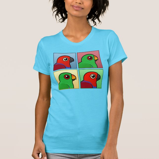Four Colour Eclectus T-Shirt (Front)