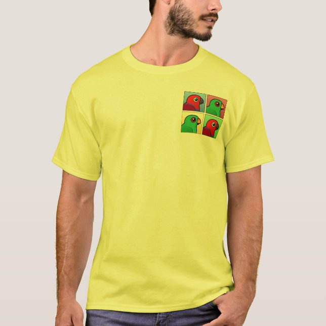 Four Colour Eclectus T-Shirt (Front)