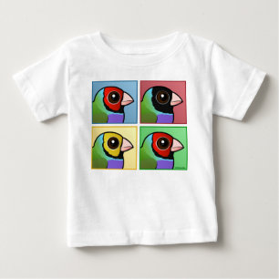 Four Colour Gouldian Finch Baby T-Shirt