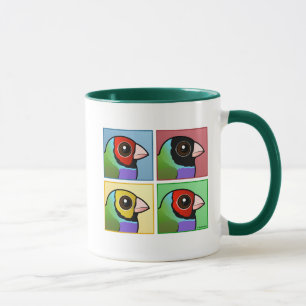 Four Colour Gouldian Finch Mug
