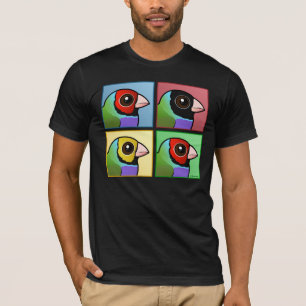 Four Colour Gouldian Finch T-Shirt