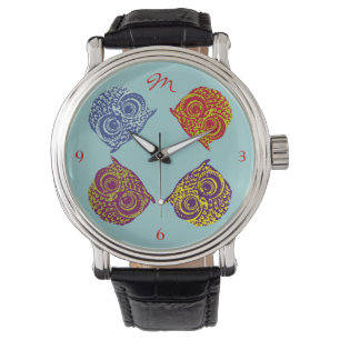 four colour owls addname watch