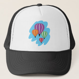 Four Colourful Hot Air Balloons Trucker Hat