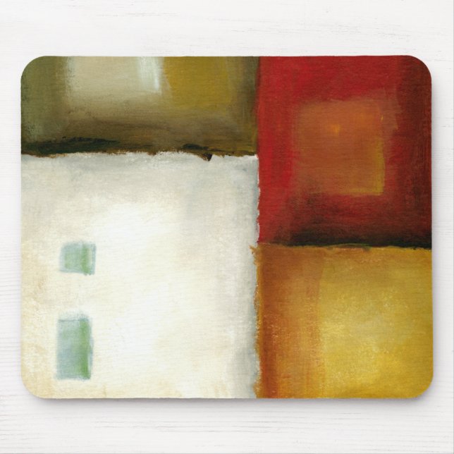 Four Colourful Rectangles by Chariklia Zarris Mouse Mat (Front)