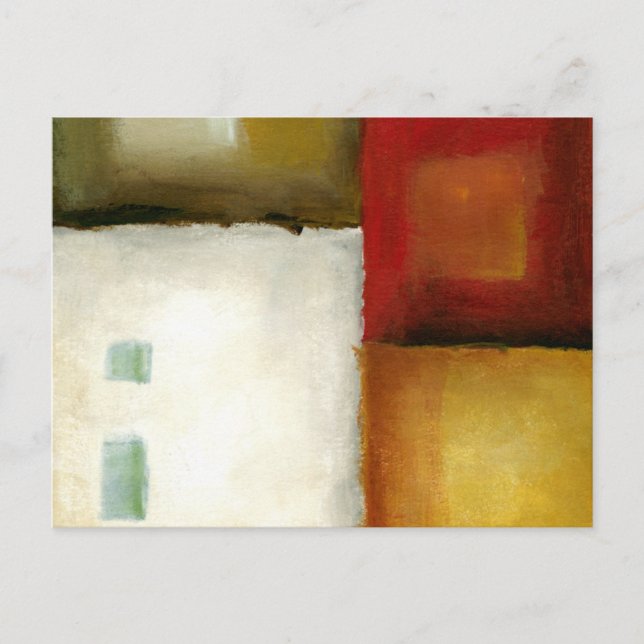 Four Colourful Rectangles by Chariklia Zarris Postcard (Front)