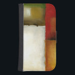 Four Colourful Rectangles by Chariklia Zarris Samsung S4 Wallet Case<br><div class="desc">Four colourful rectangles make up this work by Chariklia Zarris. The brightness of each gives the piece a happy feel. Bring a bit of happiness to your wall by putting this print on your wall today!</div>