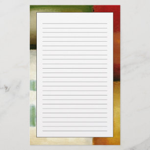 Four Colourful Rectangles by Chariklia Zarris Stationery