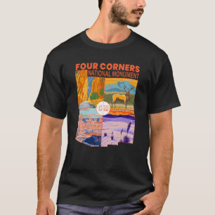 Four Corners National Monument w/ National Parks 2 T-Shirt