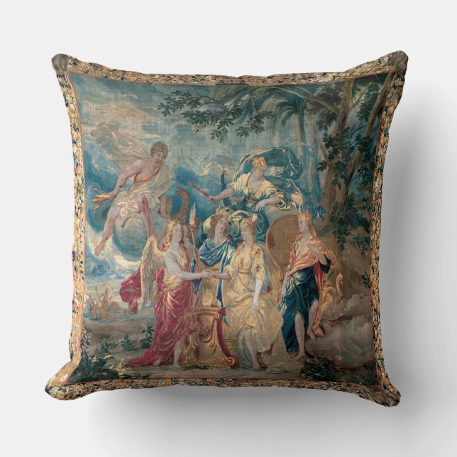 Four Corners Of The World Pillow (Front)