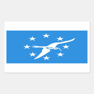 FOUR Corpus Christi Flag Rectangular Sticker