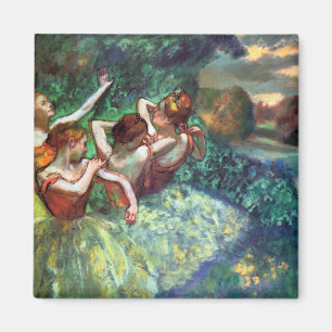 Four Dancers by Degas Magnet