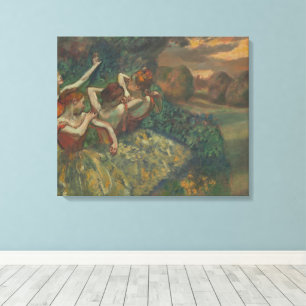 Four Dancers by Edgar Degas, Ballet Fine Art Canvas Print