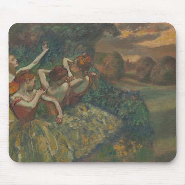 Four Dancers by Edgar Degas, Ballet Fine Art Mouse Mat (Front)
