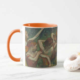 Four Dancers by Edgar Degas, Ballet Fine Art Mug