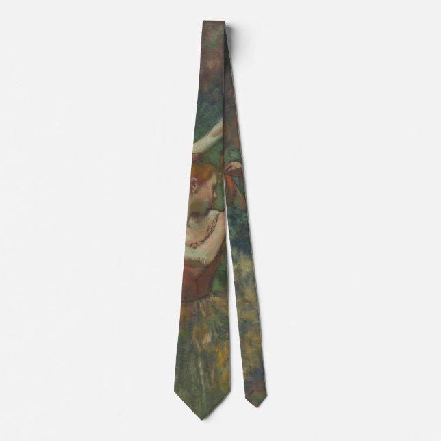 Four Dancers by Edgar Degas, Ballet Fine Art Tie (Front)