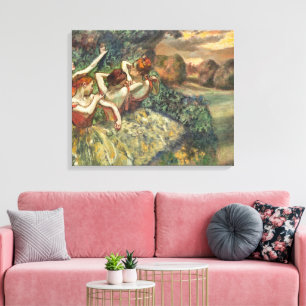 Four Dancers by Edgar Degas, Classic Ballet Art Canvas Print