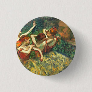 Four Dancers Edgar Degas 3 Cm Round Badge