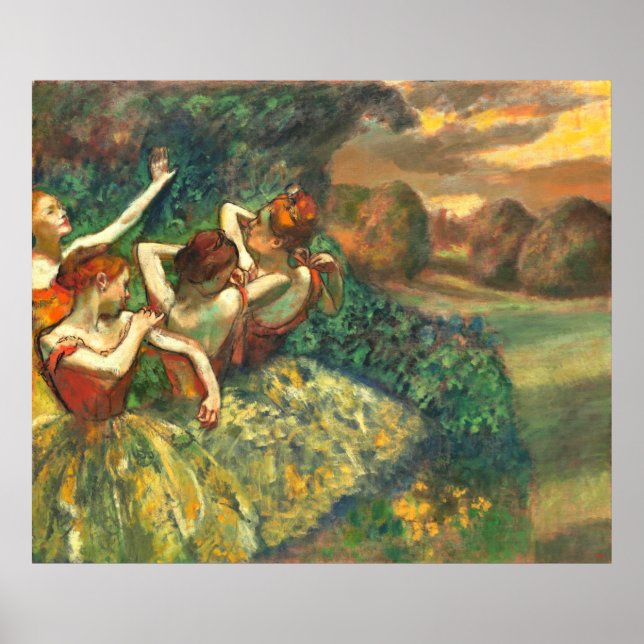 Four Dancers  Edgar Degas  Poster (Front)