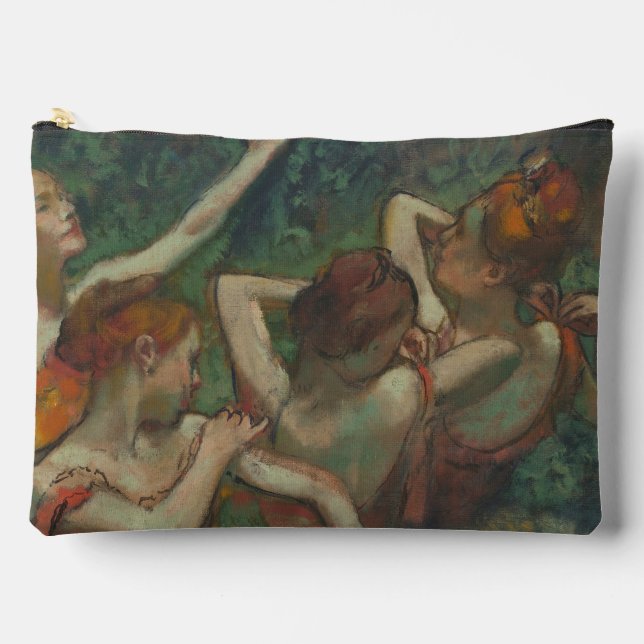 Four Dancers, Impressionist Painting, Edgar Degas Accessory Pouch (Front)