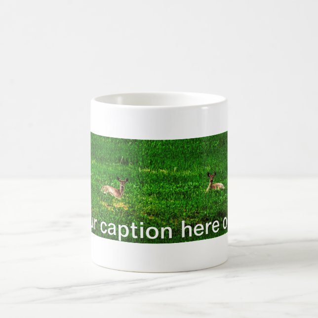Four deer mug coffee cup (Center)