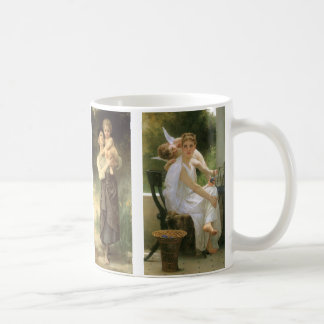Four different Bouguereau Angel Paintings Coffee Mug