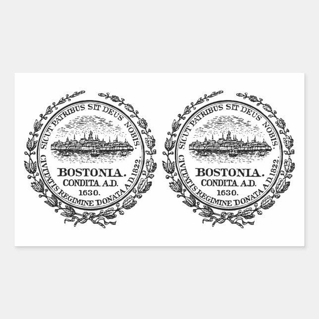 FOUR (Double) Boston Seal (Front)