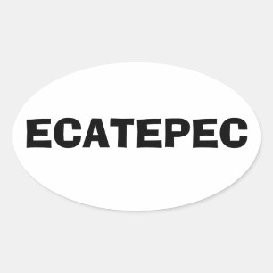 FOUR Ecatepec Oval Sticker