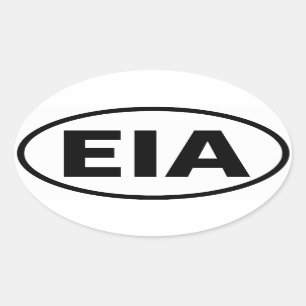 FOUR Edmonton "EIA" Oval Sticker