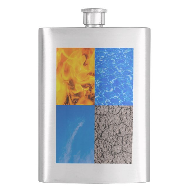 Four Elements Hip Flask (Front)