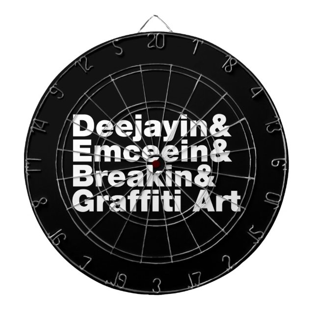 Four Elements of Hip Hop Dartboard (Front)
