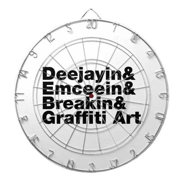 Four Elements of Hip Hop Dartboard (Front)
