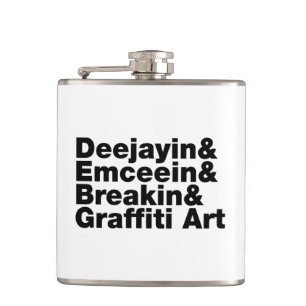 Four Elements of Hip Hop Flask