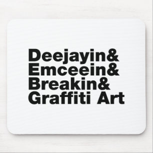 Four Elements of Hip Hop Mouse Mat
