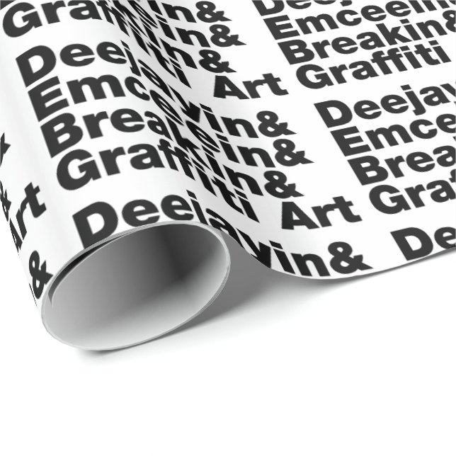 Four Elements of Hip Hop Wrapping Paper (Roll Corner)