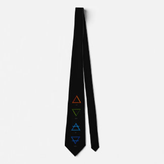 Four elements of nature - Fire, Earth, Air and Wat Tie