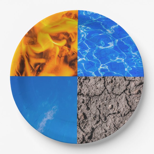 Four Elements Paper Plate (Front)