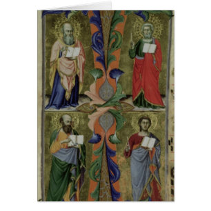 Four Evangelists, 14th century (vellum)