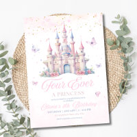 Four Ever A Princess Pink Girl 4th Birthday Party 