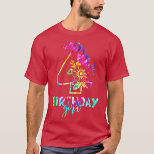 Four Ever Awesome I Am 4 Year Old Happy Birthday G T-Shirt