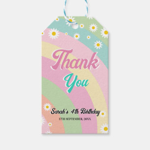 Four Ever Magical Fourth Birthday Daisy  Gift Tags