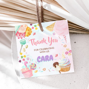 Four Ever Sweet Birthday Party Favour Tags