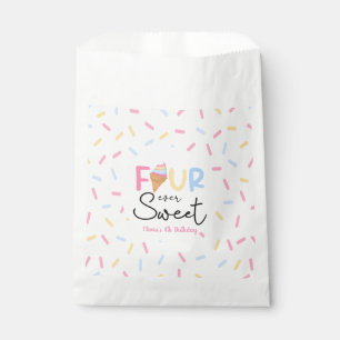 Four Ever Sweet Ice Cream 4th Birthday Party Favour Bags