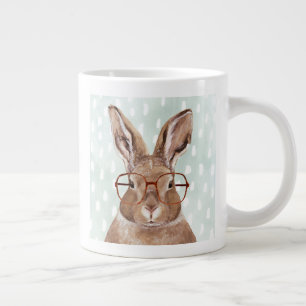 Four-Eyed Forester   Bunny Rabbit Large Coffee Mug